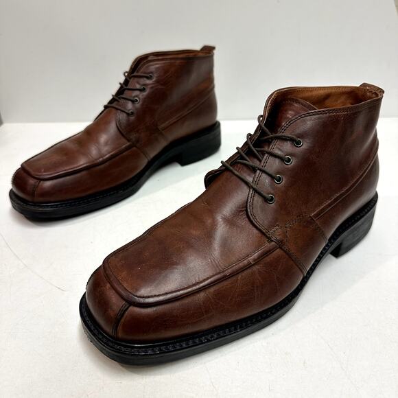 VERY GOOD VINTAGE Shellys London Chukka Boot Apron Toe Made in England 12 EU 46 - Picture 5 of 13